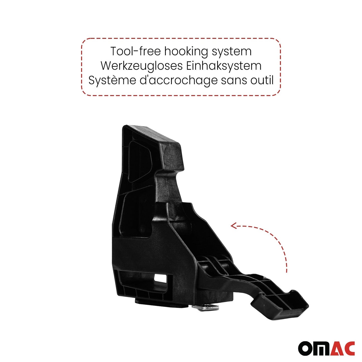 Ladungsbegrenzer Lastanschläge Load Stopper für Dachträger Einstellbar 2 tlg OMAC DE