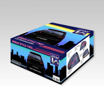 JOM LED Rückleuchten für VW Golf MK5 2003-2008 schwarz 4tlg OMAC DE