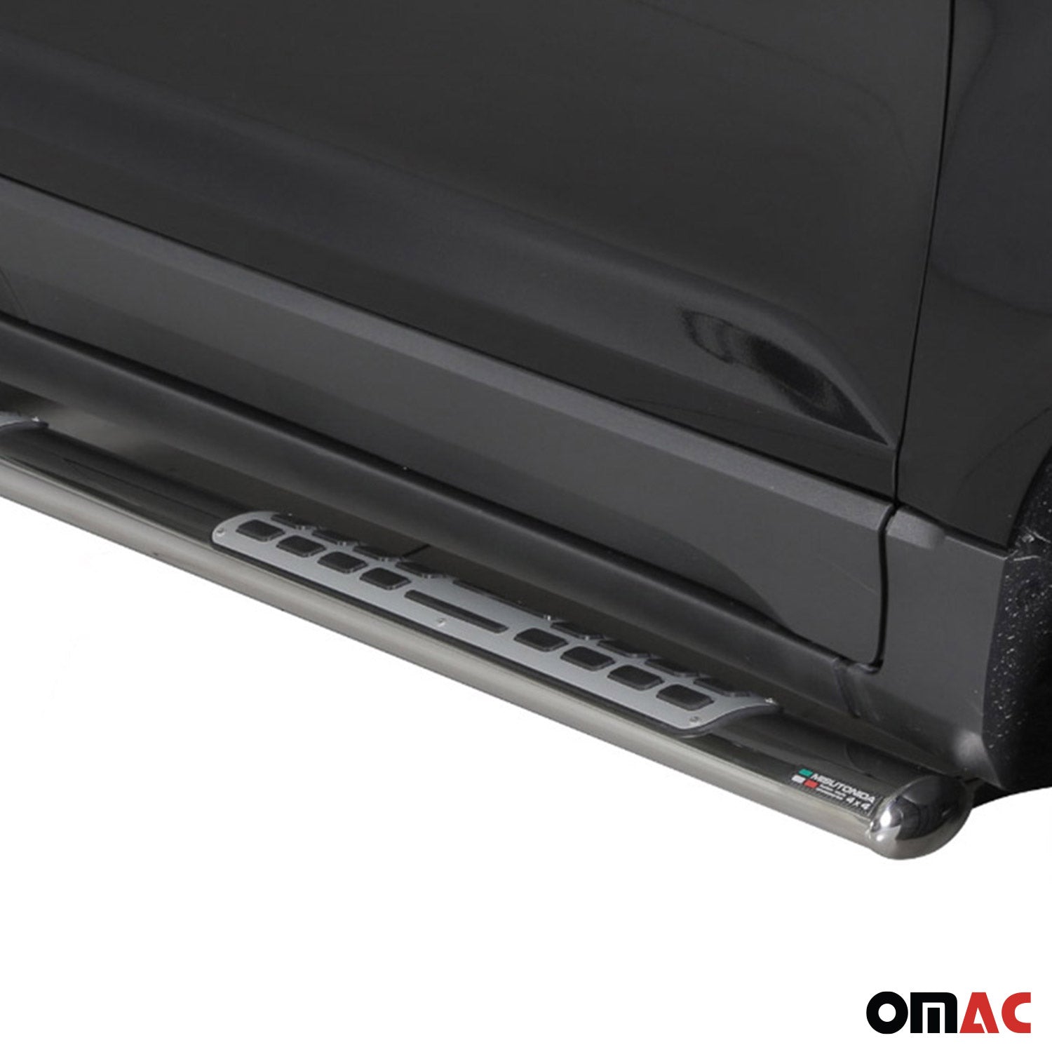 Edelstahl Seitenschweller Schwellerrohre für Ford Ecosport 2013-2017 Silber OMAC DE