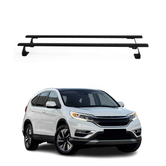 Dachträger Grundtäger für Honda CR-V mk4 2012-2016 75kg Stahl Schwarz 2 tlg OMAC DE
