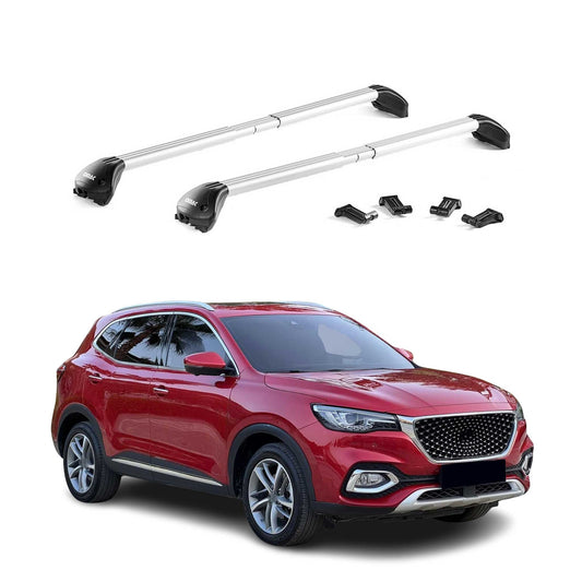 Dachträger Grundtäger für MG EHS 2018-2025 100kg Aluminium Silber 2 tlg ABE OMAC DE