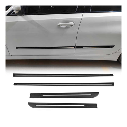 Seitentürleiste Türschutzleiste für Skoda Karoq 2017-25 Polypropylene Chrome 4x OMAC DE