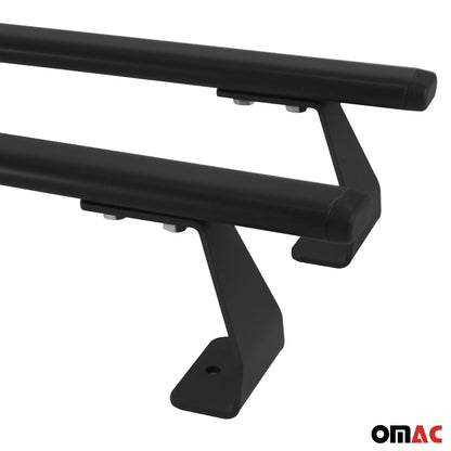 Dachträger für Ford Transit Custom / Tourneo Custom 2023-2025 75kg Stahl Schwarz OMAC DE