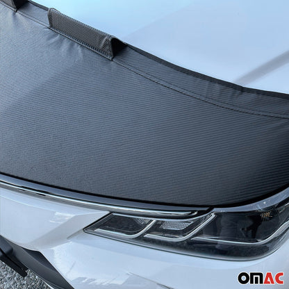 Haubenbra Steinschlagschutz Bonnet Bra für Ford Kuga 2013-2016 Carbon Optik Halb OMAC DE