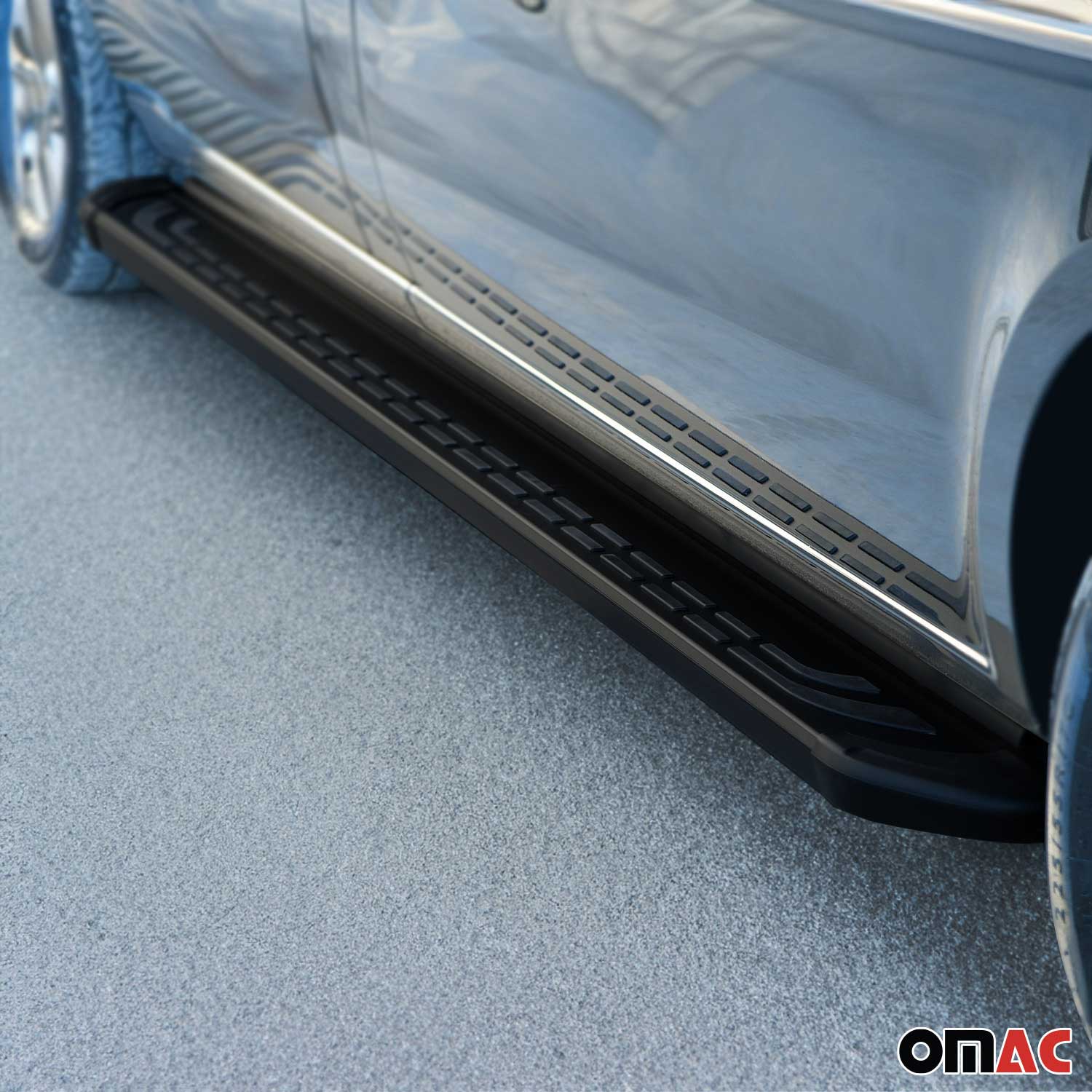 Trittbretter Seitenschweller für VW T-Roc 2017-2025 Schwarz Aluminium 2 tlg - autoseifert.com