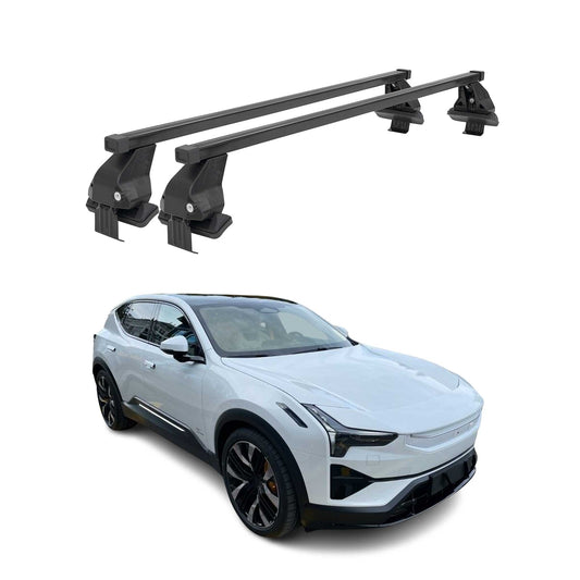 Menabo Dachträger Grundträger für Polestar 2 2020-2025 Stahl Schwarz 2tlg OMAC DE