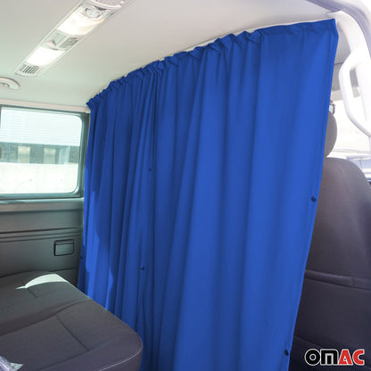 Autogardinen Fahrerhaus Maß Gardinen Camping Sonnenschutz Dunkelblau 130x180 OMAC DE