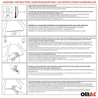 Fensterleisten Zierleisten für Nissan X-Trail T32 2014-2020 Edelstahl Chrom 4tlg OMAC DE