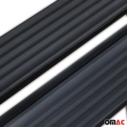Trittbretter Seitenschweller für VW Tiguan mk3 2024-2025 2tlg Schwarz Alu