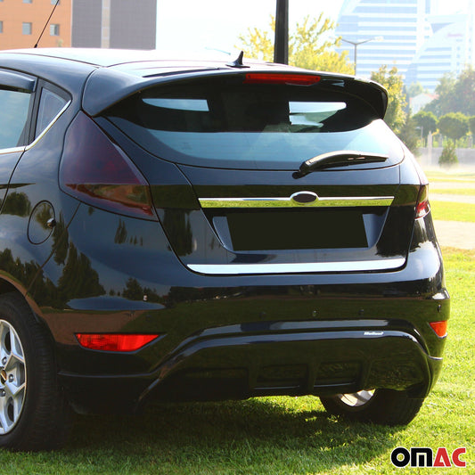 Kofferraumleiste Heckklappe Leiste für Ford Fiesta 2008-2017 Edelstahl Chrom OMAC DE