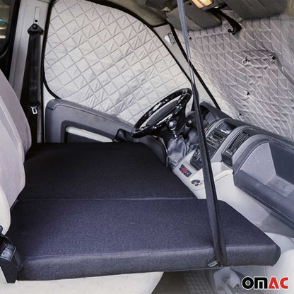 Camper Bett Fahrerhausbett Matratze für Fiat Ducato 1993-2006 Polyester Schwarz OMAC DE