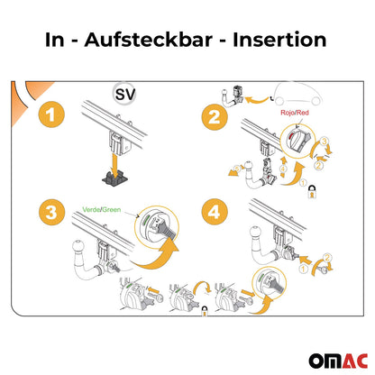 Aragon Anhängerkupplung E-Satz 7pin für Opel Astra H 2004-2010 ABE OMAC DE