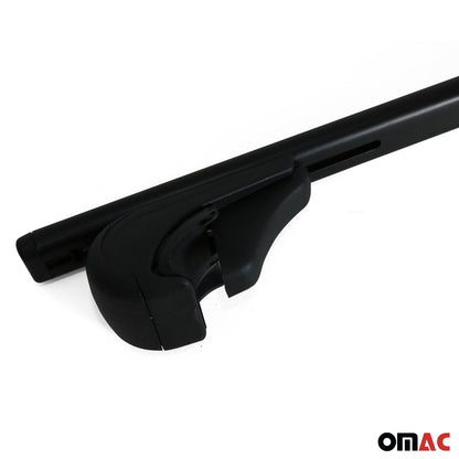 Dachträger für Mercedes E Klasse S212 T-Modell 2009-2016 75kg Metall Schwarz 2x OMAC DE