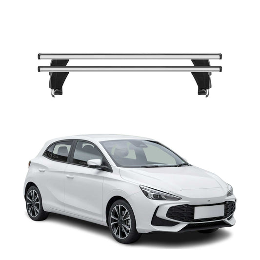 Menabo Dachträger Grundträger für MG MG3 2024-2025 Alu Grau 2tlg OMAC DE