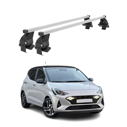 Menabo Dachträger Grundträger für Hyundai i10 III 2023-25 Facelift Stahl Grau 2x OMAC DE