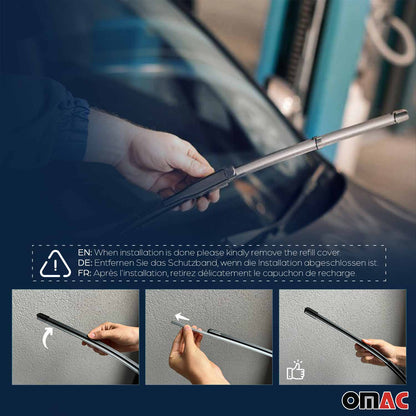Wischer Scheibenwischer Wischerblätter Vorne15 \ 375 mm Schwarz Schutz 1tlg - autoseifert.com