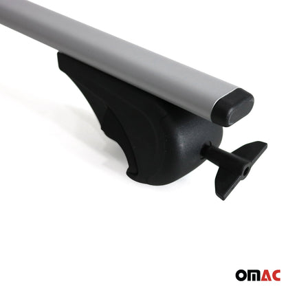 Dachträger Grundtäger für Acura RDX I II 2007-2018 75kg Metall Silber 2 tlg OMAC DE