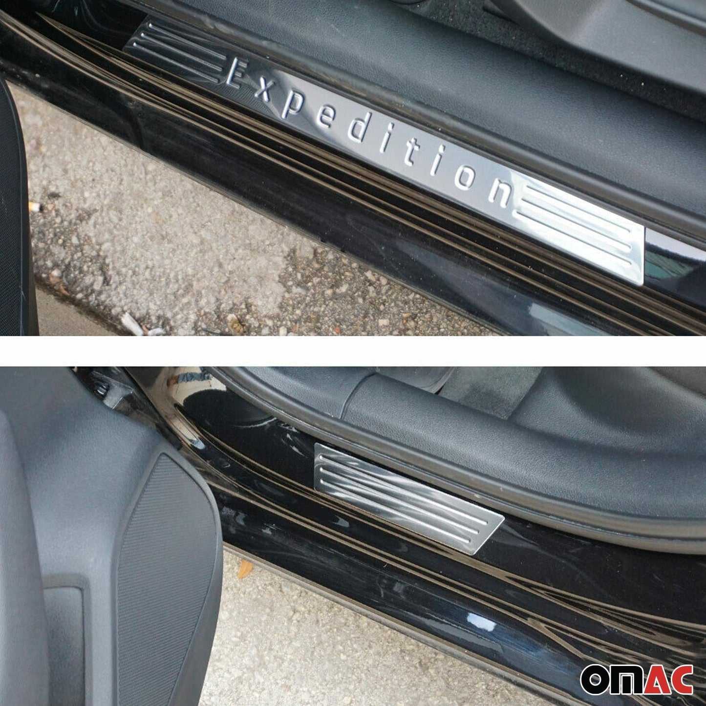 Einstiegsleisten Türschweller Edition für Mercedes E Klasse Edelstahl Silber 4x OMAC DE