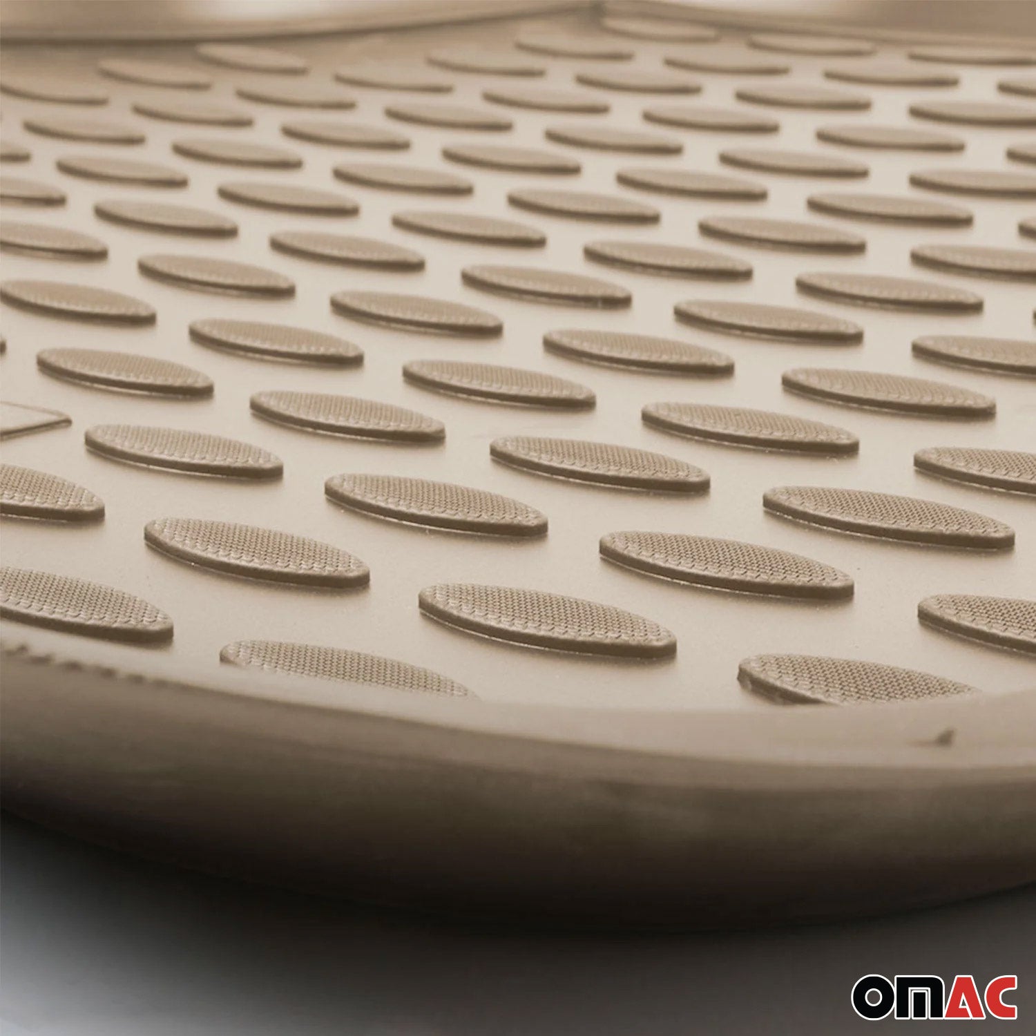 Kofferraummatte Kofferraumwanne für Honda Civic 2006-2012 Gummi TPE Beige OMAC DE