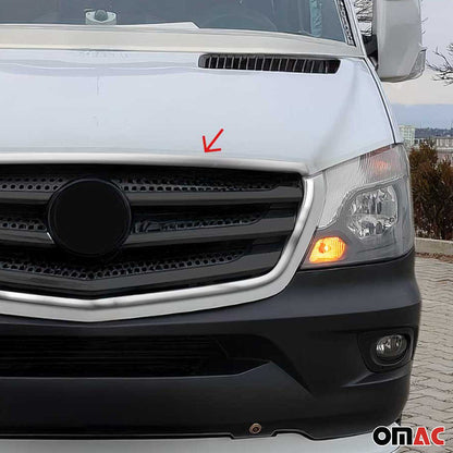 Kühlergrill Leisten Grillleisten für Mercedes Sprinter 2013-2018 Chrom Silber 2x OMAC DE