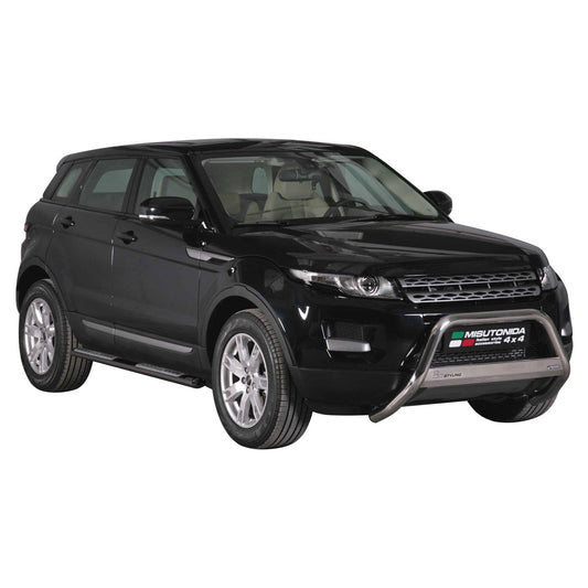 Stahl Seitenschweller Schwellerrohre für Range Rover Evoque 2011-2015 Schwarz OMAC DE