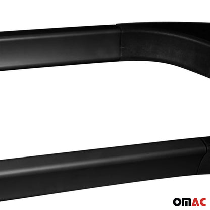 Aluminium Dachreling Relingträger für Skoda Scala 2019-2024 Schwarz 2x OMAC DE