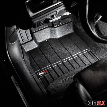 OMAC Gummi Fußmatten für Ford Transit 2000-2013 Premium 3D Automatten Schwarz OMAC DE