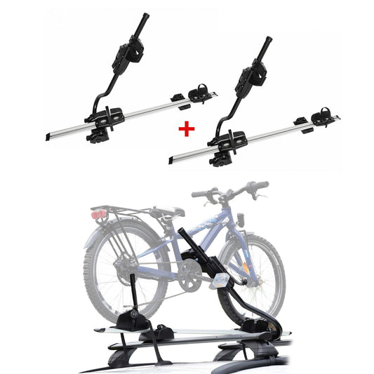 2x Farad Fahrradträger bis 25 kg ABE P-Style Dachfahrradträger EBike FatBike OMAC DE