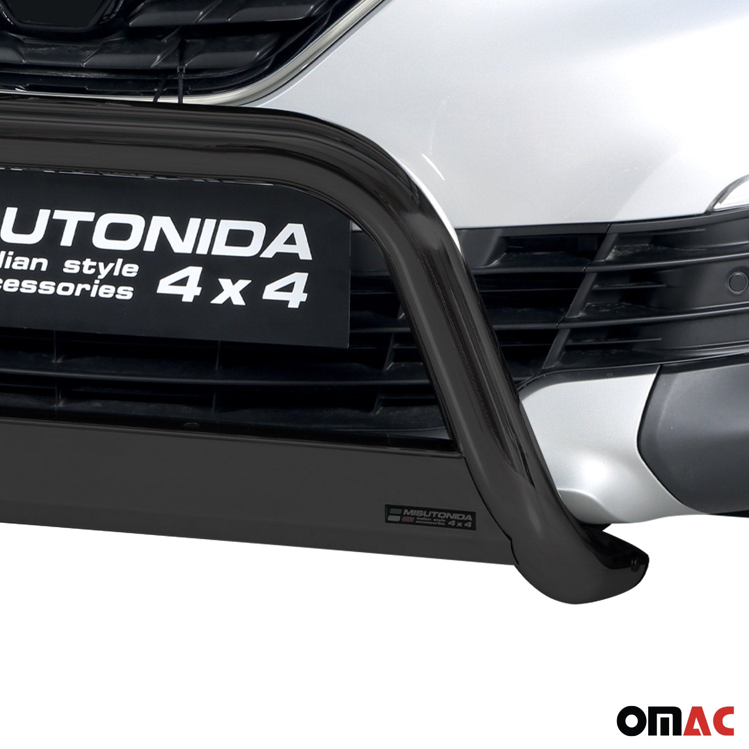Frontbügel Frontschutzbügel für Renault Captur 2017-2019 Schwarz ø63mm Stahl OMAC DE