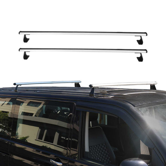 Dachträger Grundtäger für Nissan NV200 2009-2021 75kg Aluminium Grau 2 tlg OMAC DE