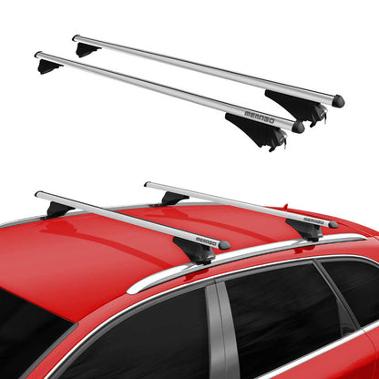 2024-2025 BMW X3 (G45) Menabo Grundträger Dachträger Alu Silber 2 tlg OMAC DE