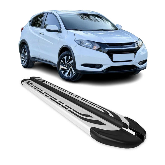 Trittbretter Seitenschweller Seitenbretter für Honda HR-V 2016-2021 Alu Grau OMAC DE