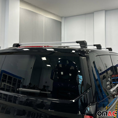 Dachträger für Ford Transit Custom / Tourneo Custom 2023-2025 75kg Silber 3 tlg OMAC DE