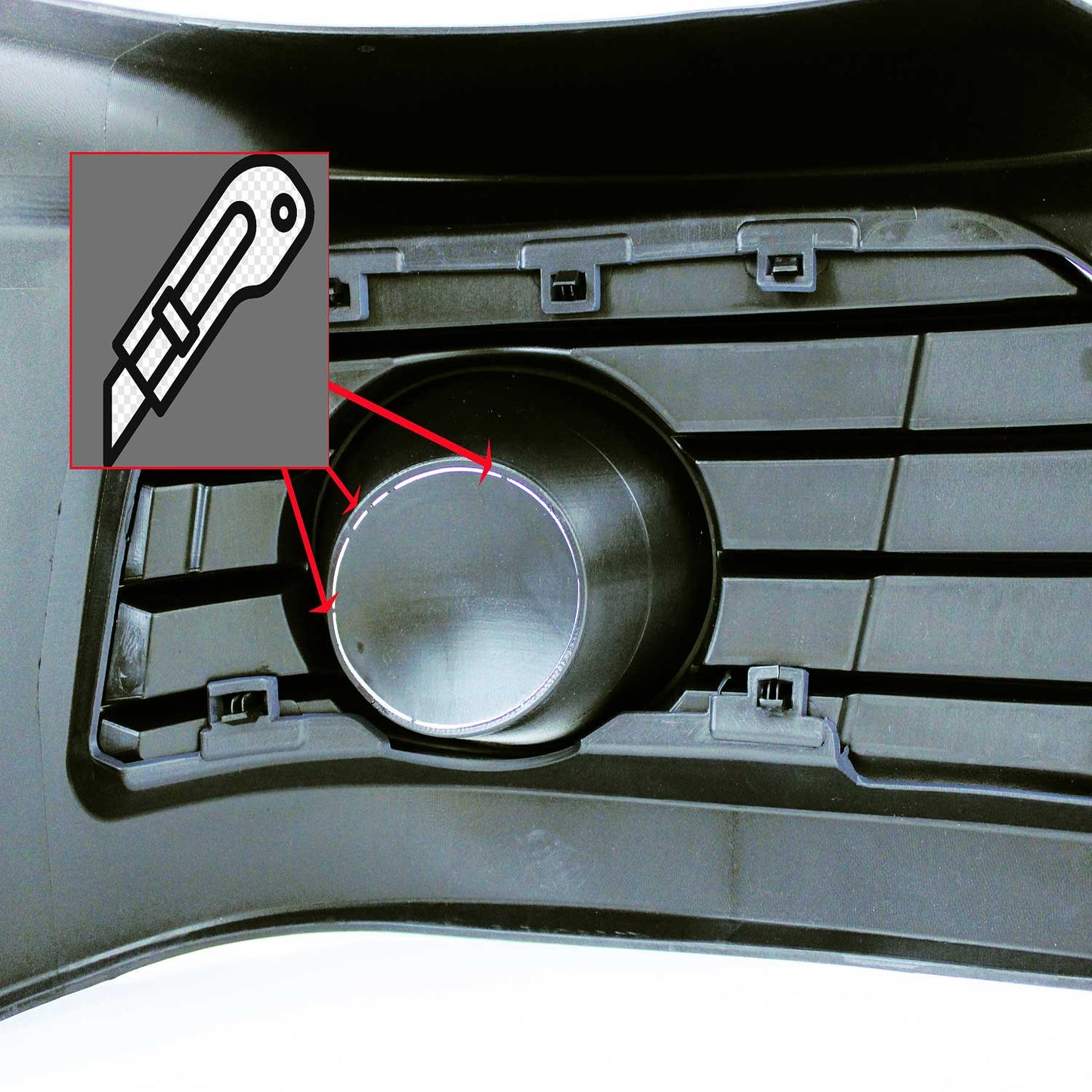 JOM Frontspoiler Lippe Stoßstange Splitter für VW T5 Facelift 2009-2015 Grau ABS OMAC DE