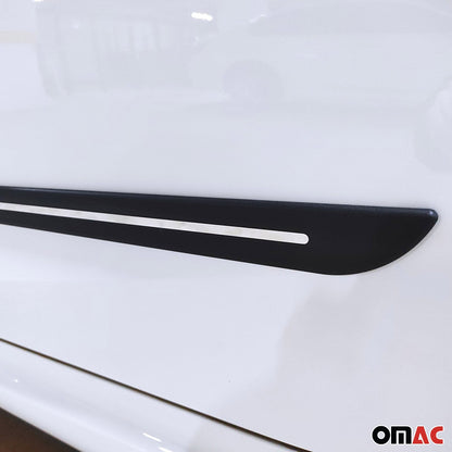 Seitentürleiste Türschutzleiste für Fiat 600e 2023-2025 Polypropylene Chrome 4x OMAC DE