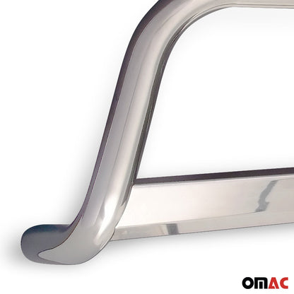 Frontbügel Frontschutzbügel für Iveco Daily ab 2025 ø63mm Stahl Silber Schutz OMAC DE
