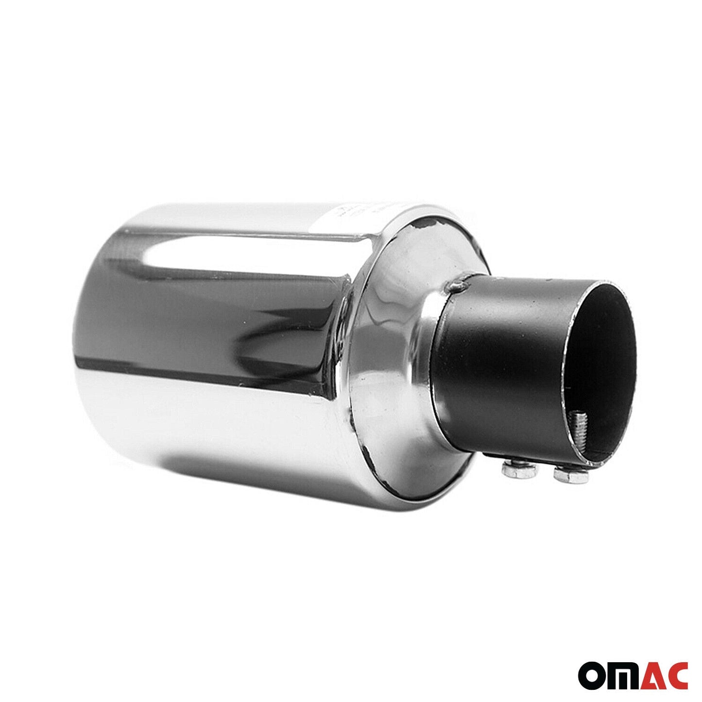 Auspuffblende Endrohr für Honda Civic 2011-2025 Edelstahl Chrom 60mm 1tlg OMAC DE