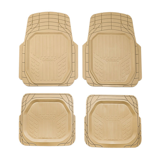 2023-2025 BYD Tang 7Sitze Fußmatten Zuschneidbar Gummi Beige 4 tlg OMAC DE