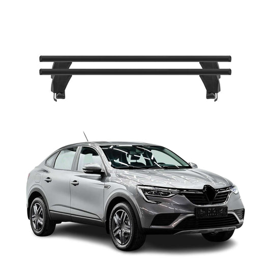 Menabo Dachträger Grundträger für Renault Arkana 2020-2025 Alu Schwarz 2tlg OMAC DE