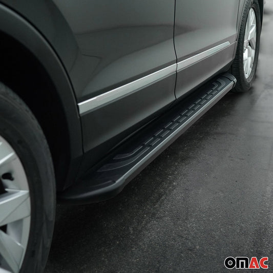 Trittbretter Seitenschweller für Toyota Proace City 2019-2025 L2 Schwarz 2 tlg