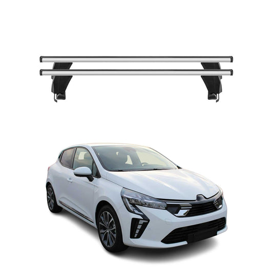 Menabo Dachträger für Mitsubishi Colt VII Schrägheck 2023-2025 Alu Grau 2tlg OMAC DE