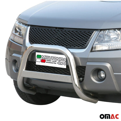 Frontbügel Frontschutzbügel für Suzuki Grand Vitara 2005-2008 Grau ø63 mm OMAC DE