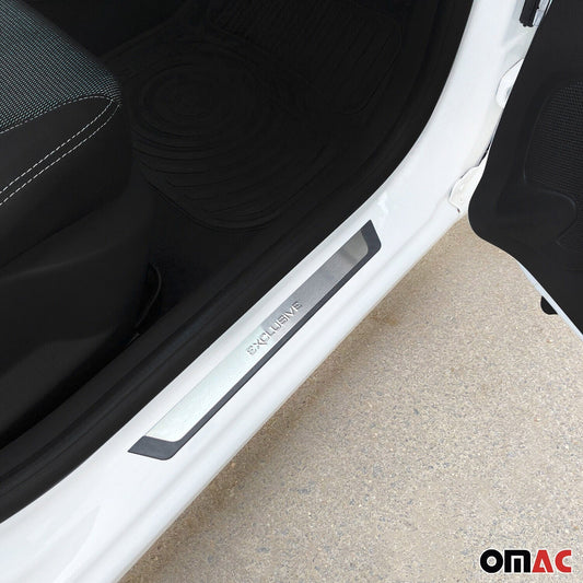 Einstiegsleisten Türschweller für Honda Civic Jazz HR-V Chrom Gebürstet 2x OMAC DE