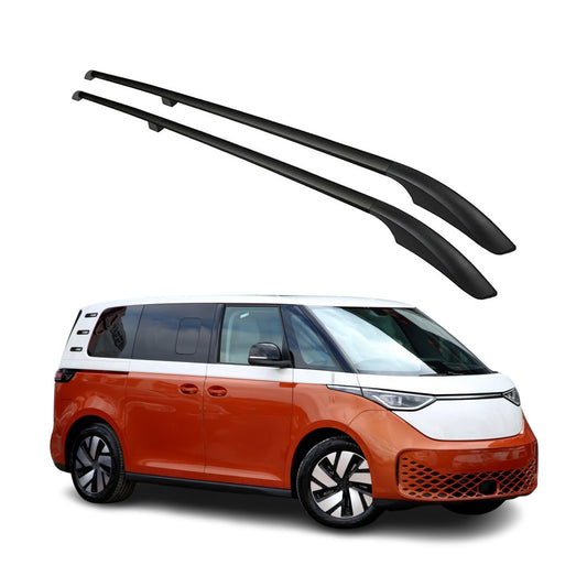Dachreling Relingträger für VW ID.Buzz 2022-25 L1 kurzer Gepackträge Schwarz 2x OMAC DE