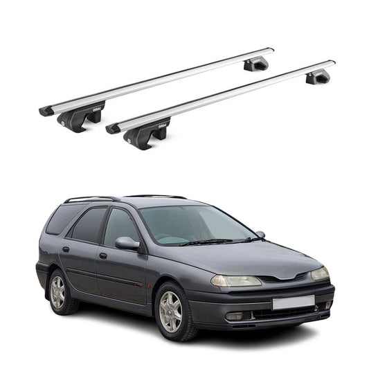 Dachträger Grundtäger für Renault Laguna I II Kombi 1995-2007 90kg Alu ABE Grau OMAC DE