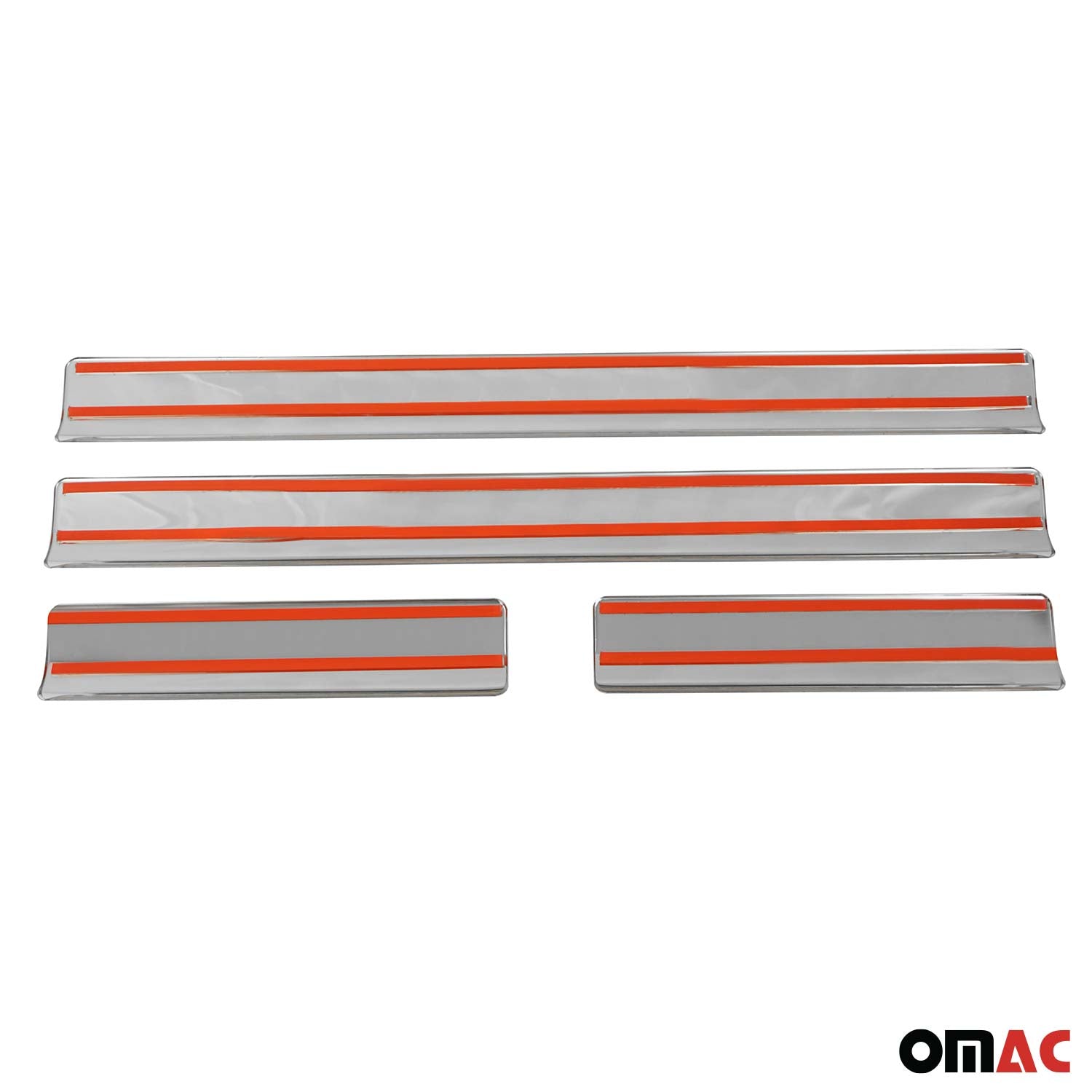 Einstiegsleisten Türschweller für Opel Vectra B 1995-2002 Edelstahl Silber 4tlg OMAC DE