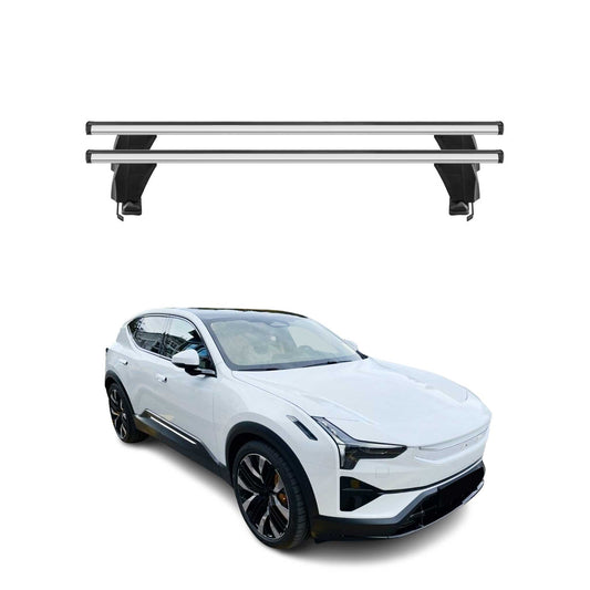 Menabo Dachträger Grundträger für Polestar 2 2020-2025 Alu Grau 2tlg OMAC DE