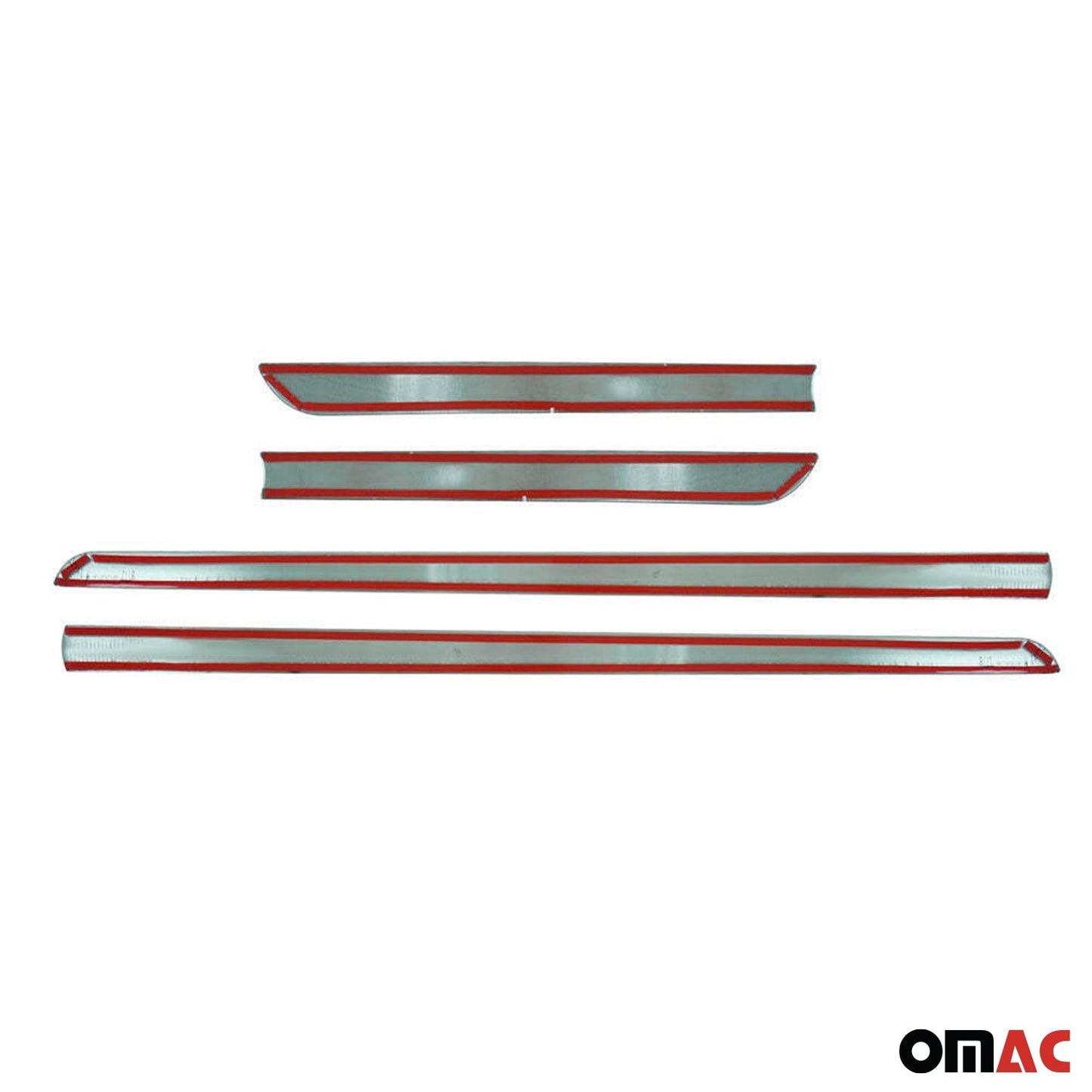 Türschutzleiste Seitentürleiste Türleisten für Citroen C4 2004-2010 Edelstahl 4x OMAC DE