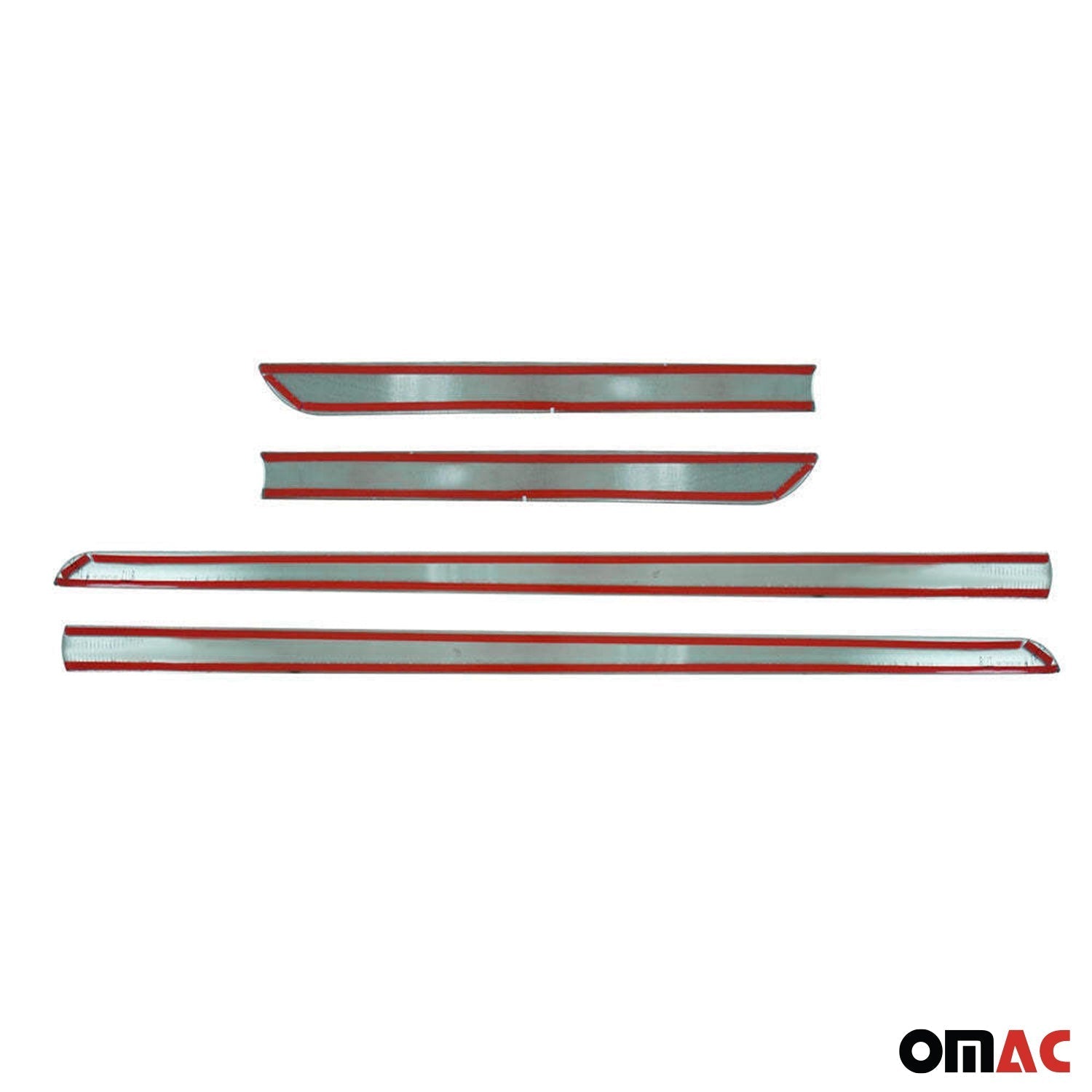 Türschutzleiste Seitentürleiste Türleisten für Citroen C4 2004-2010 Edelstahl 4x OMAC DE