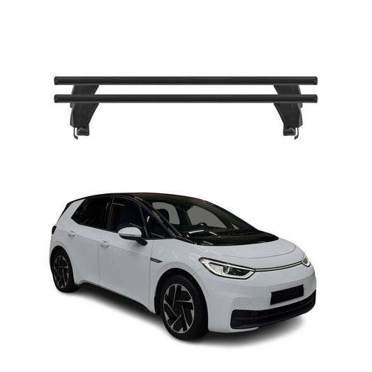 Menabo Dachträger Grundträger für VW ID 3 2019-2025 Alu Schwarz 2tlg OMAC DE